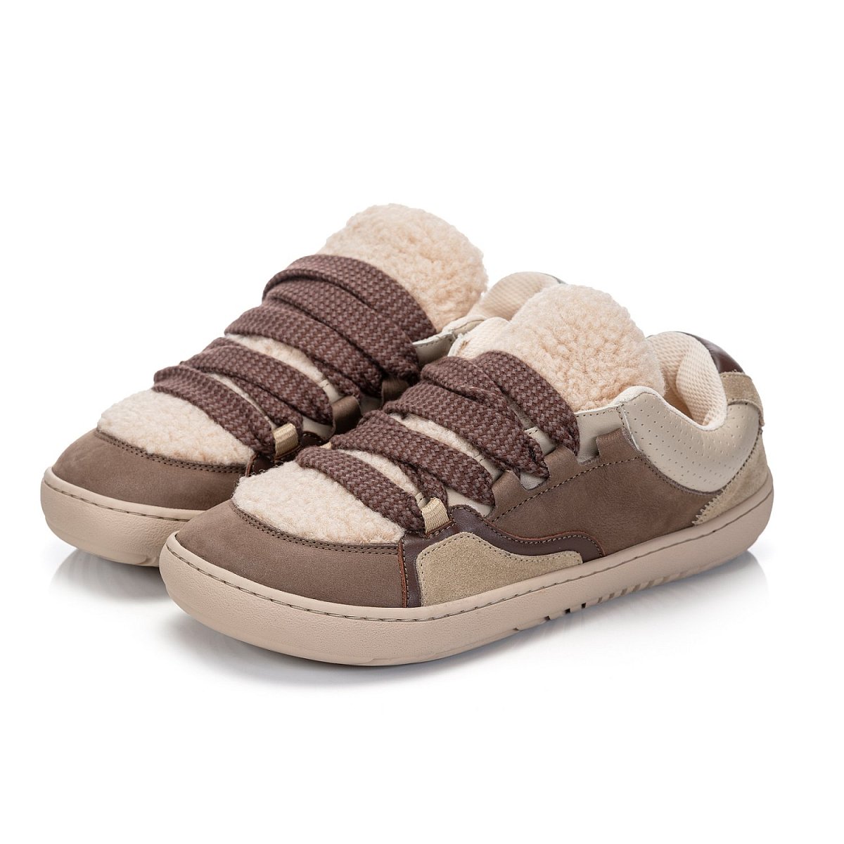 Barefoot zimní tenisky TEDDY Brown