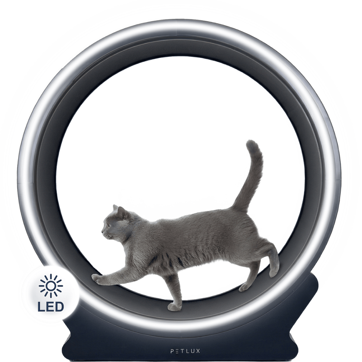 Kolo Petlux tréningové pro kočky V2 LED černé osvětlené