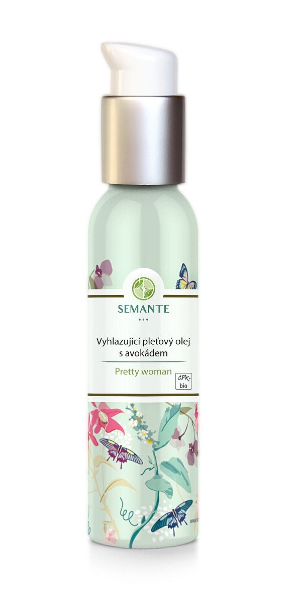 Semante Vyhlazující pleťový olej s avokádem Pretty woman BIO 100 ml