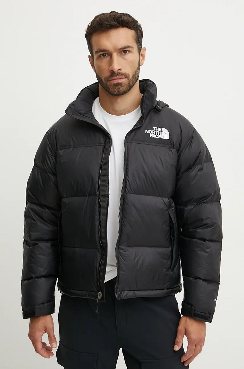 Péřová bunda The North Face TNF x 30th Years HMLYN pánská, černá barva, zimní, NF0A3C8D4G31