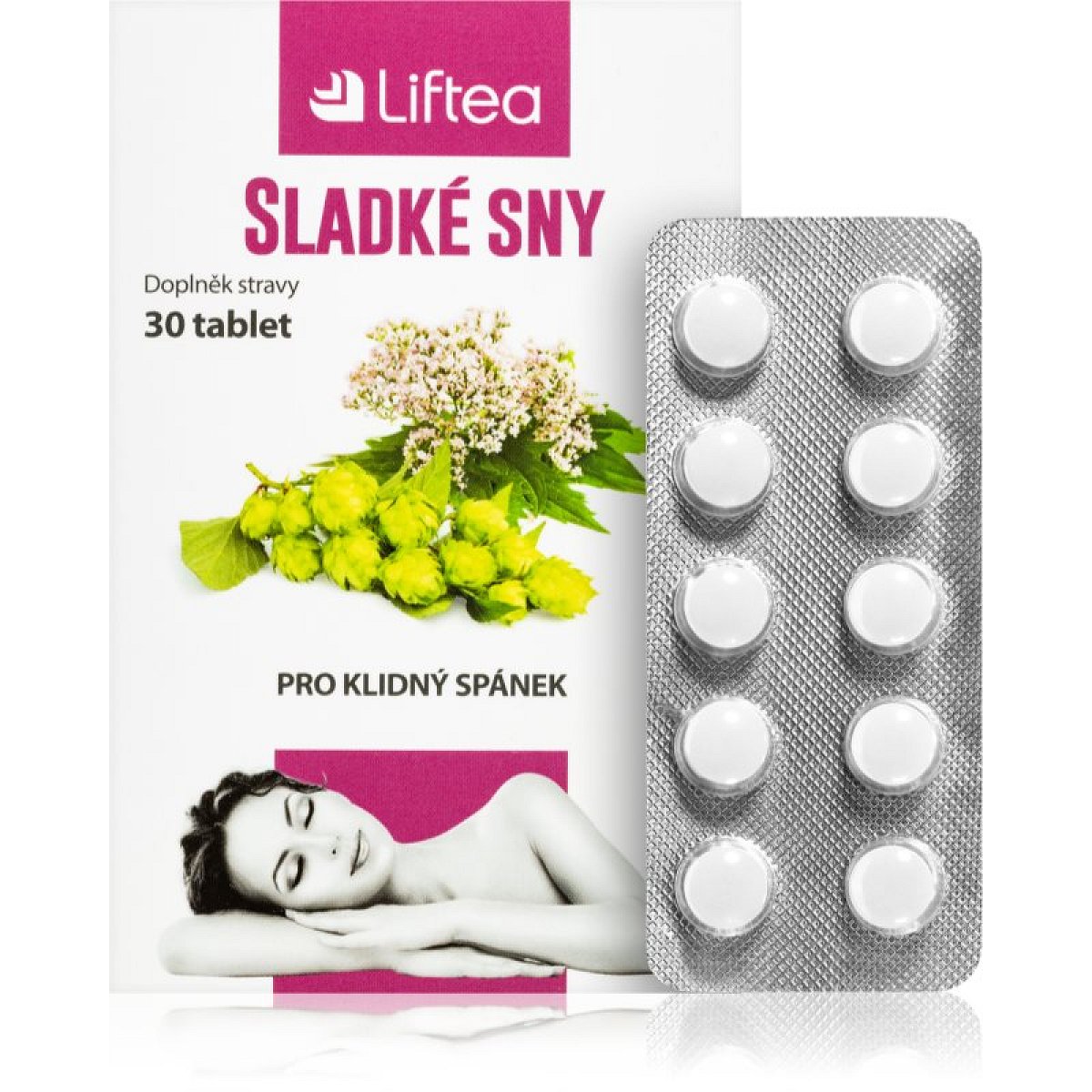 Liftea Sladké sny tablety pro klidný spánek 30 tbl