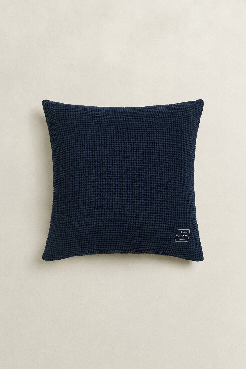 DEKORAČNÍ POVLAK NA POLŠTÁŘ GANT COTTON WAFFLE CUSHION 50X50 MARINE