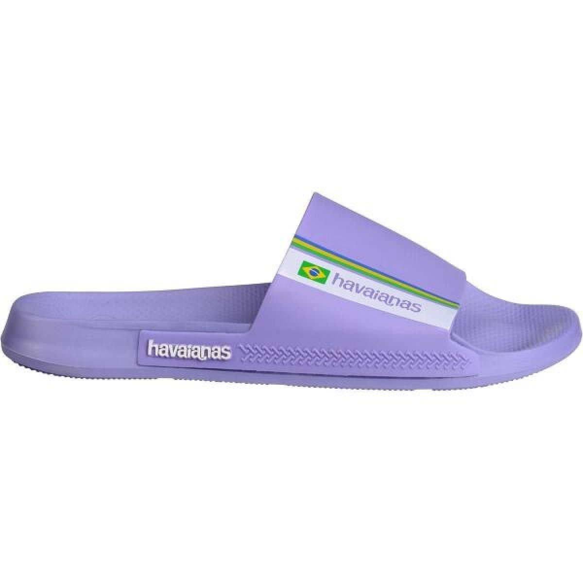 HAVAIANAS SLIDE BRASIL Unisex pantofle, fialová, velikost 39/40