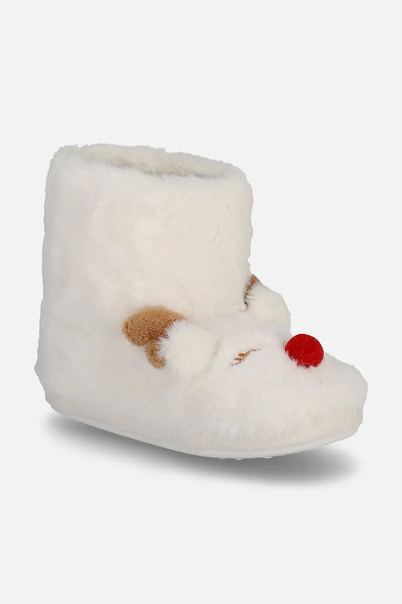 Dětské papuče Coccodrillo bílá barva, SHOES UNISEX