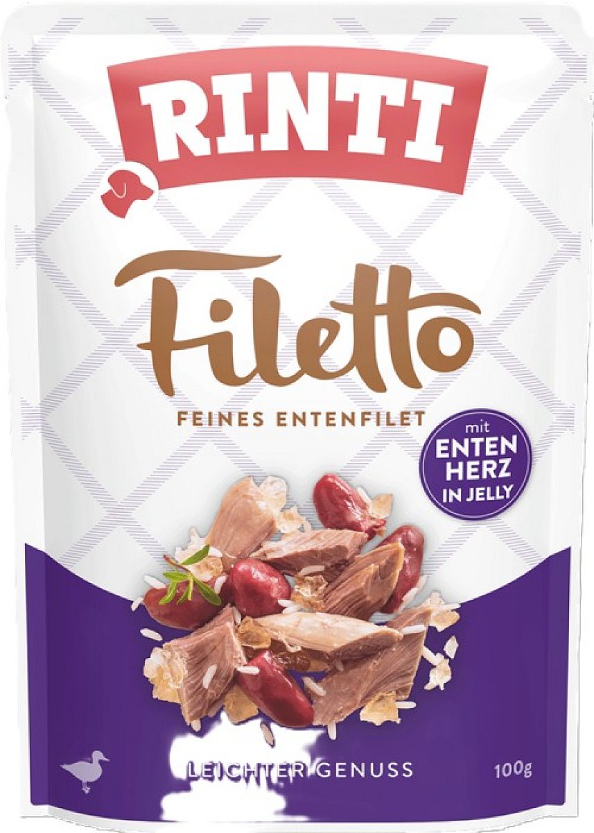 RINTI FILET kapsička kachna a kachní srdce 100g