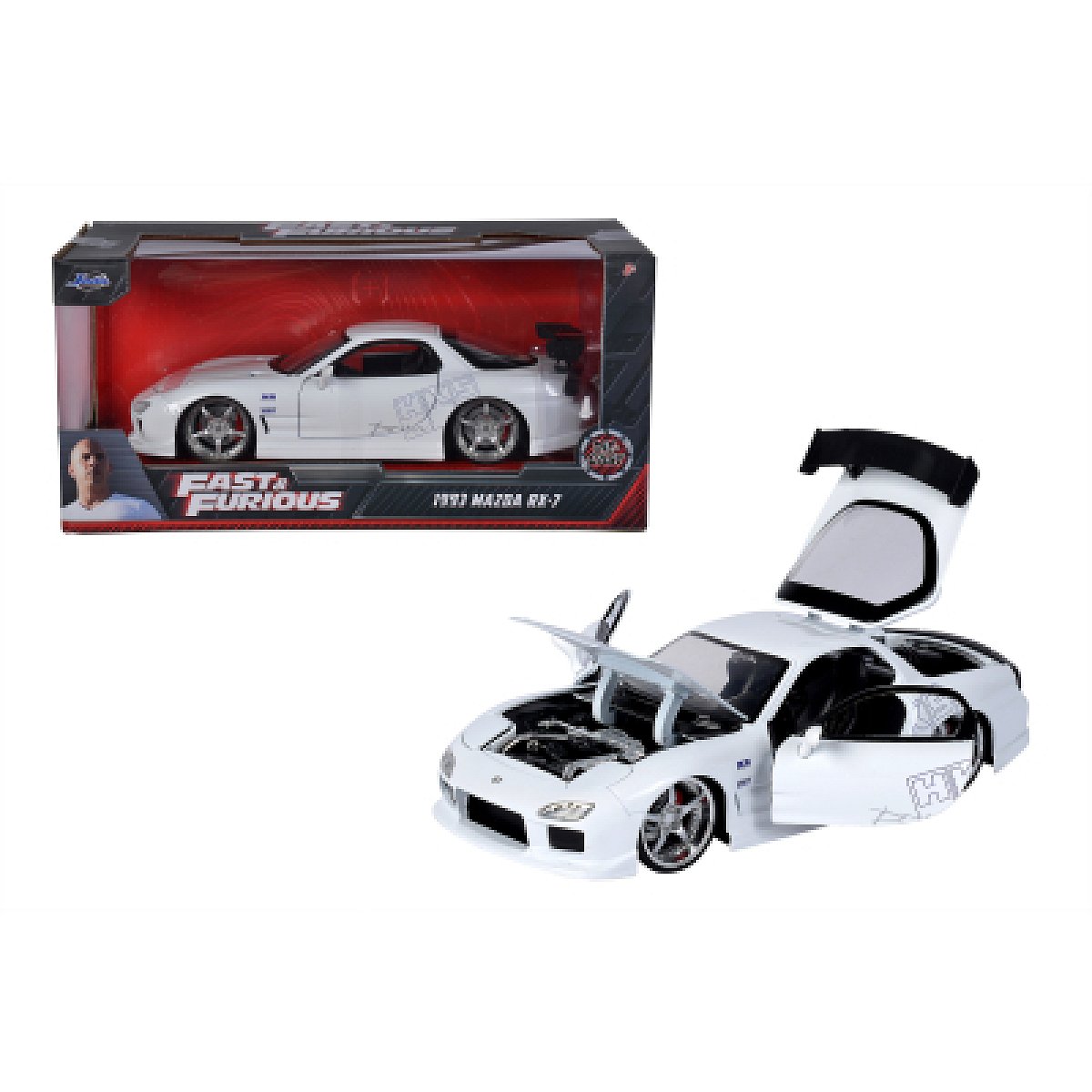 Rychle a zběsile auto Mazda RX-7 1:24