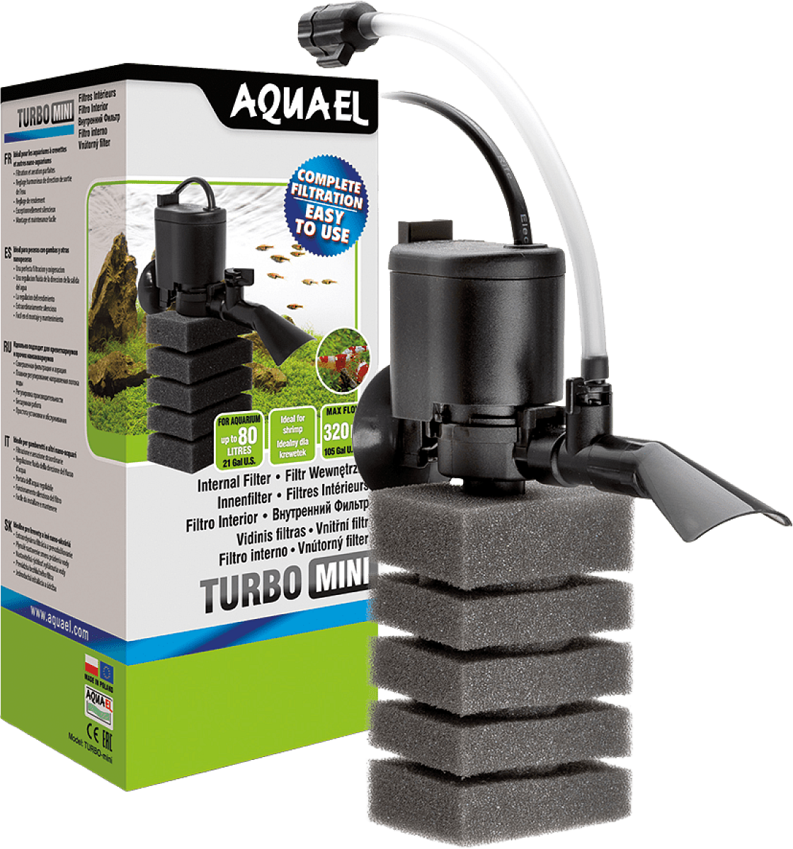 Filtr Aquael Pat Mini vnitřní 450 l/h