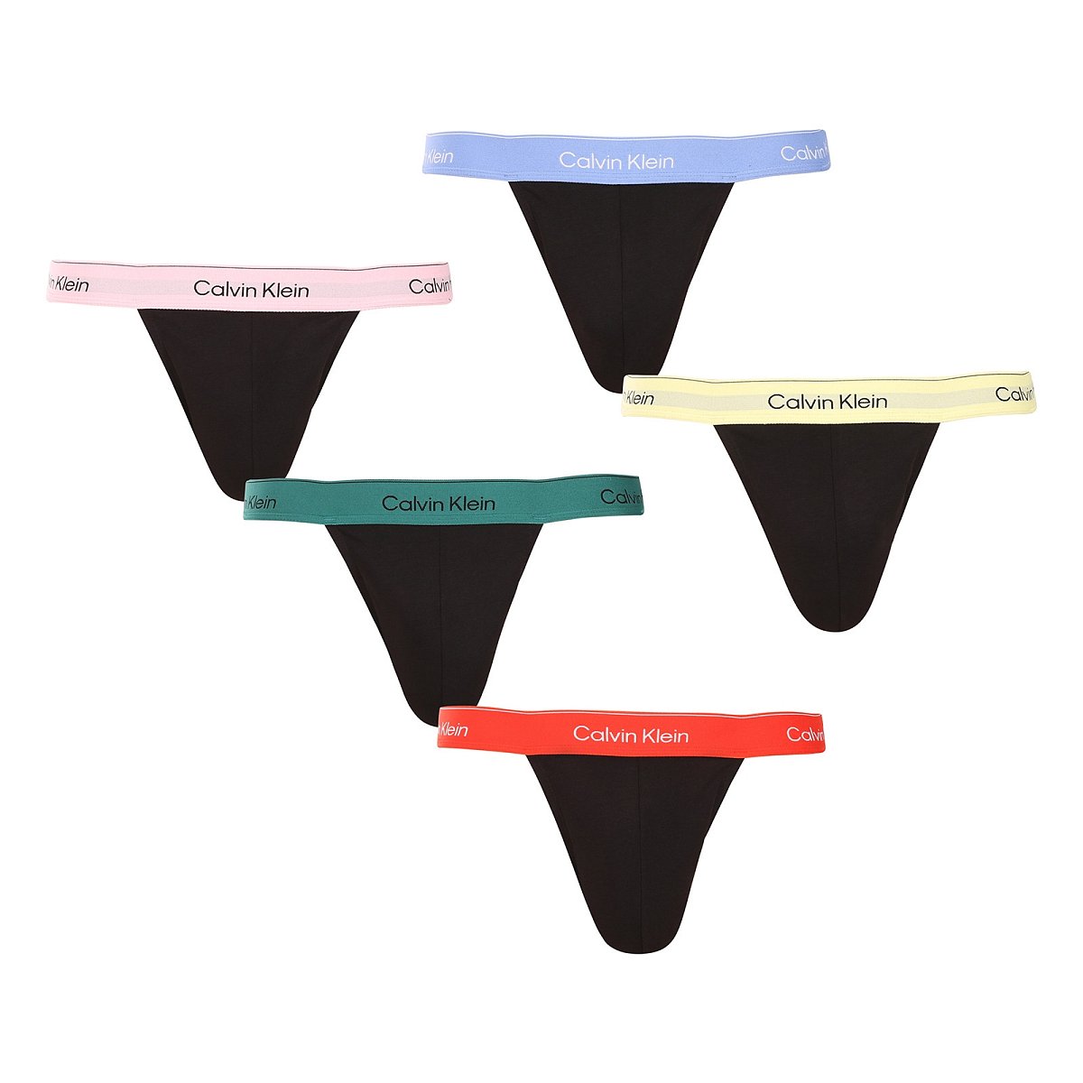 5PACK pánské jocksy Calvin Klein černé (NB4228-VSU) XXL