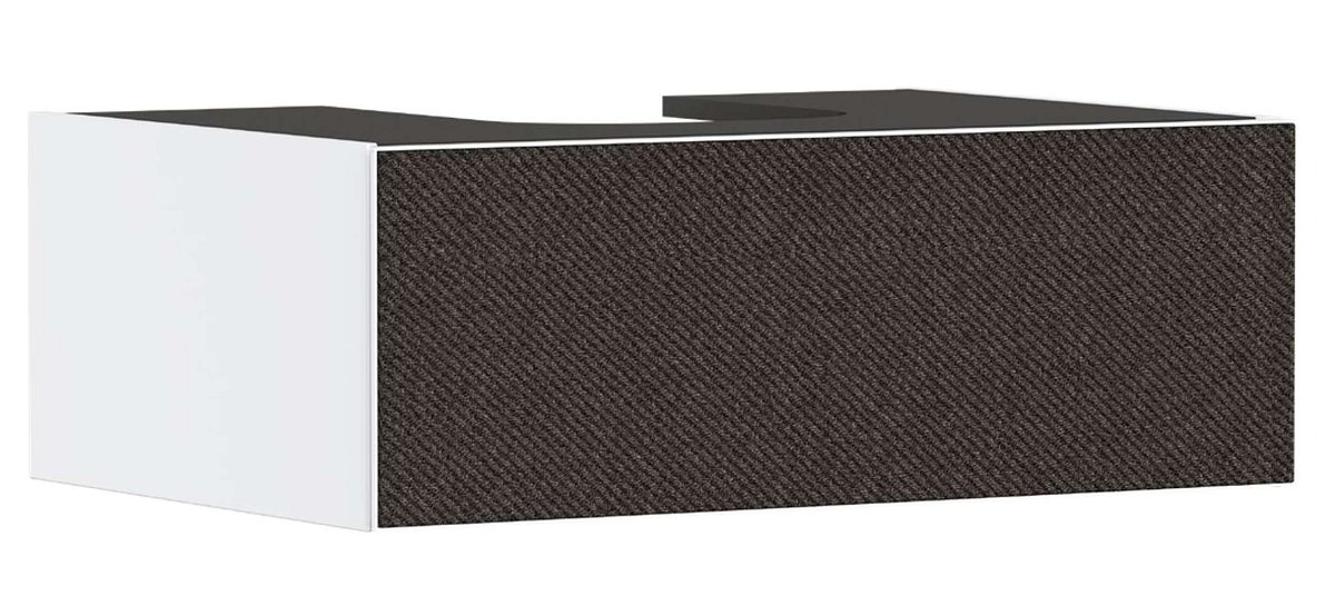 Hansgrohe Xevolos E - Umyvadlová skříňka, 28x78x55 cm, 1 zásuvka, matná bílá/textilní tmavá šedá 54310660