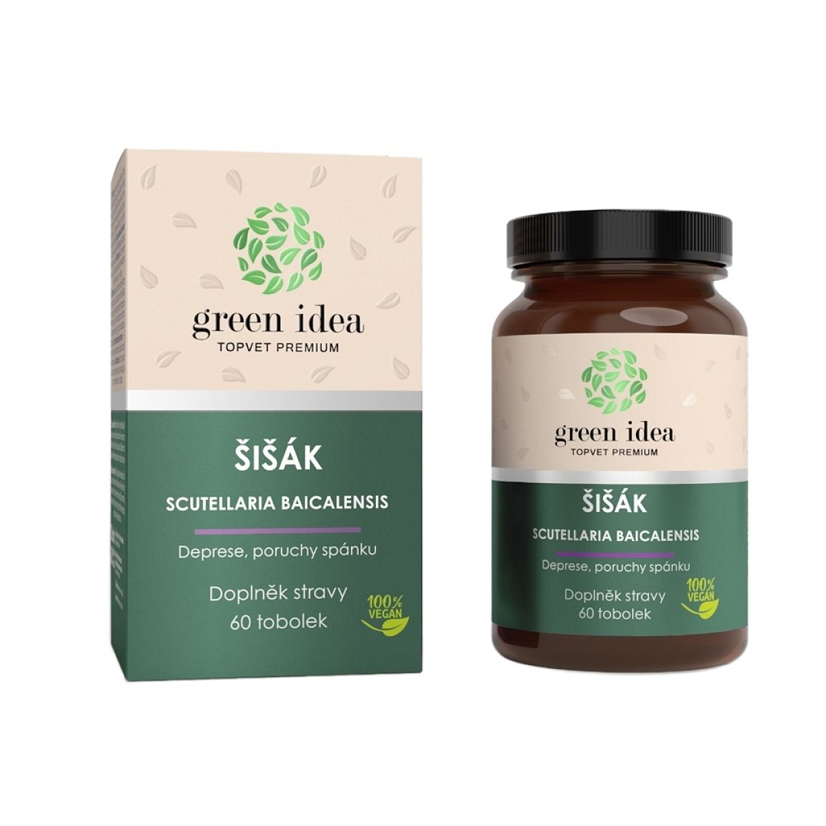 Green idea Šišák Bajkalský PLUS 60 tobolek