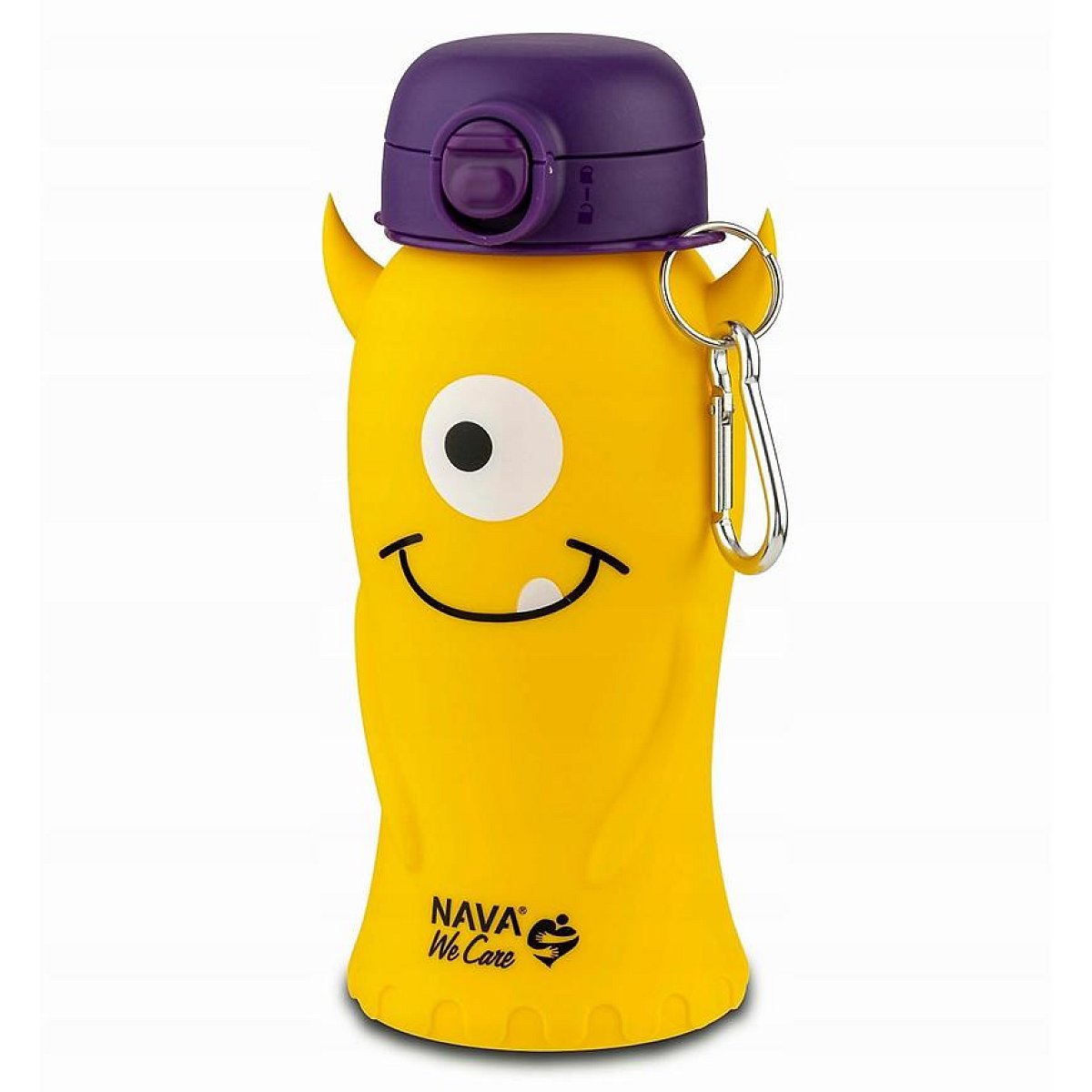 Silikonová láhev na vodu "We Care" netvor 500 ml
