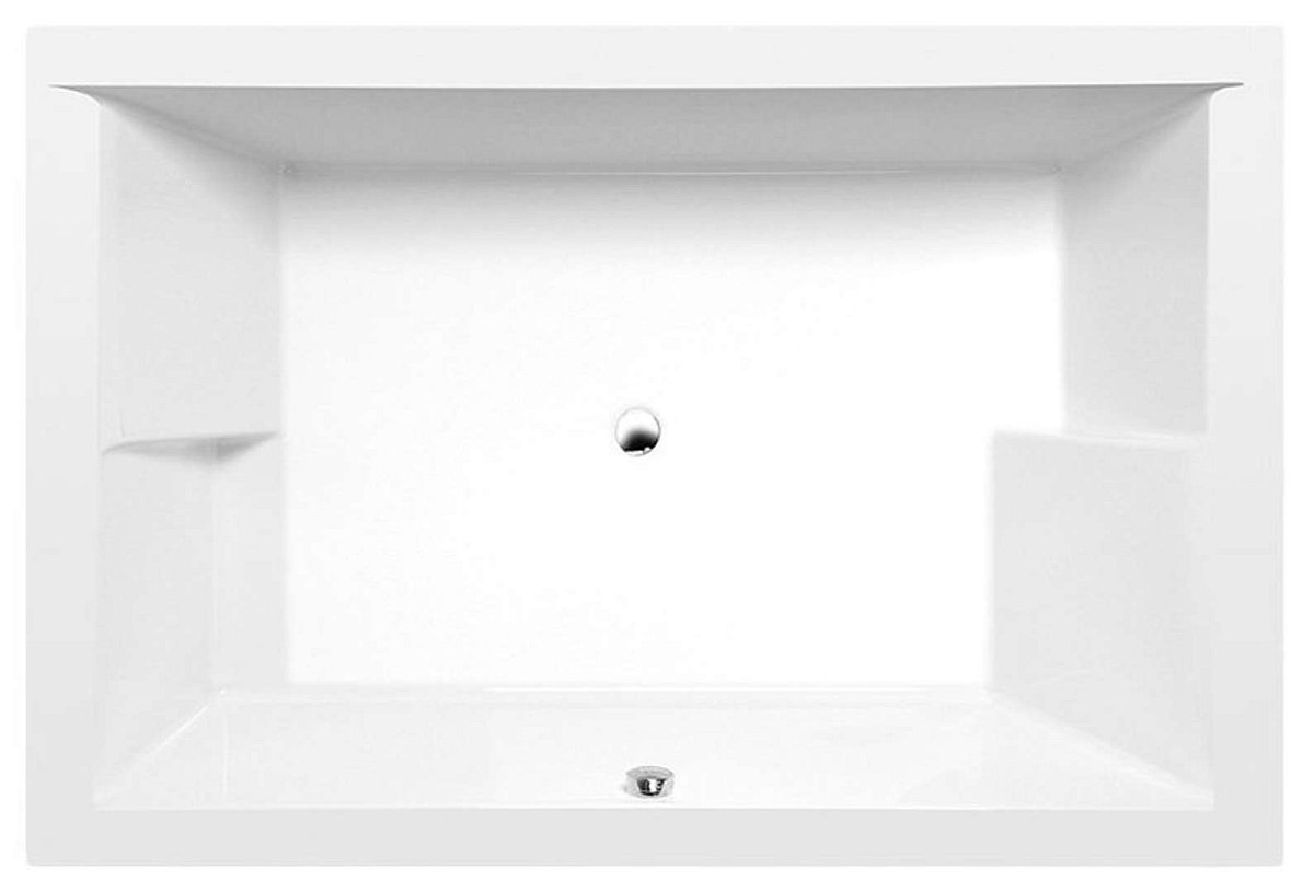 Polysan Vany - Obdélníková vana DUPLA 180x120x54 cm, bílá 13611