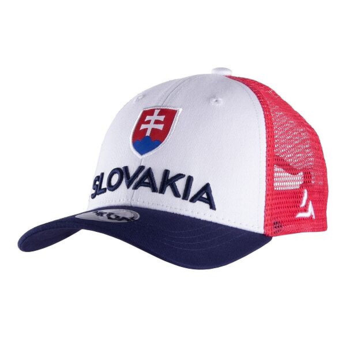 FLLÖS B-CAP SLOVAKIA 6 Dětská baseball kšiltovka, červená, velikost