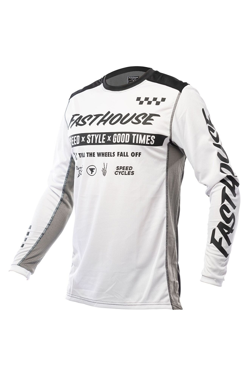 Motokrosový Dres Fasthouse Grindhouse Domingo Bílá XL