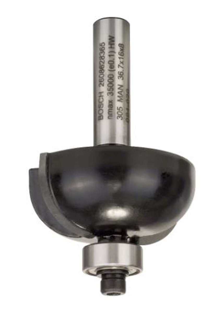 Bosch Příslušenství - Frézovací bit na dřevo, tvarovací, 36,7x58 mm 2608628365