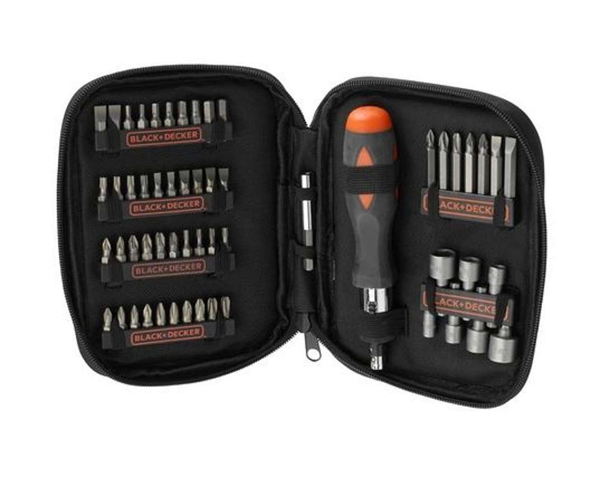 BLACK+DECKER - Šroubovák s bity A7104-XJ