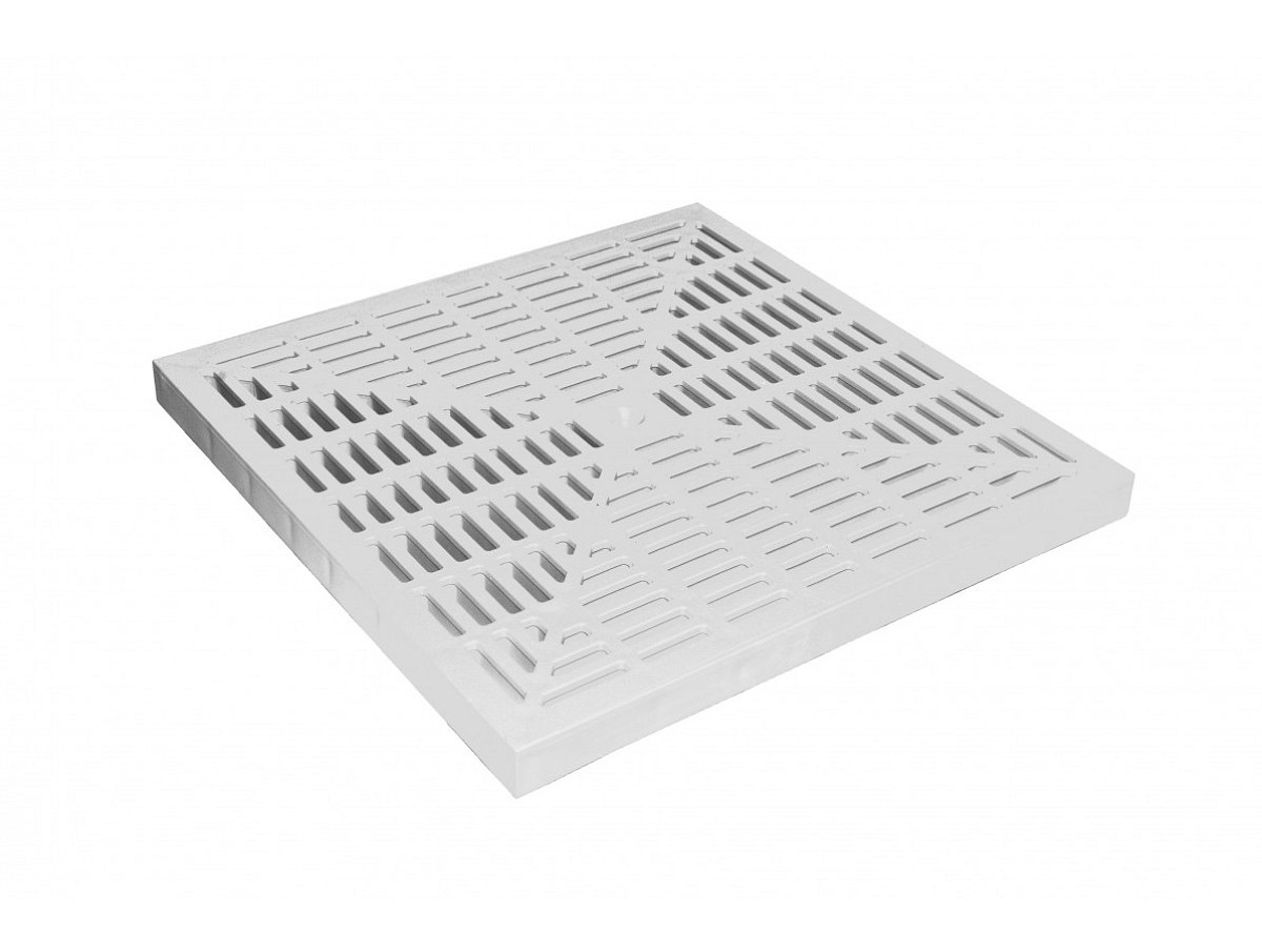 Gutta Rošt k šachtě či rámu, 300 x 300 mm, šedá