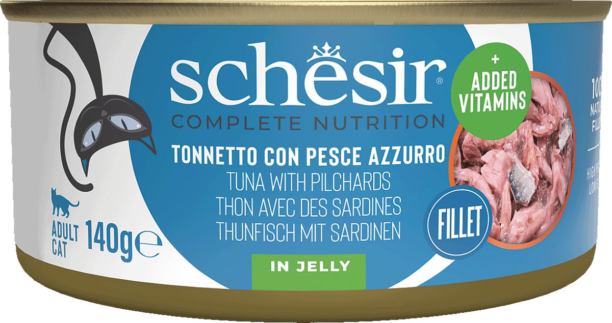 Konzerva SCHESIR tuňák a sardinky v želé 140g