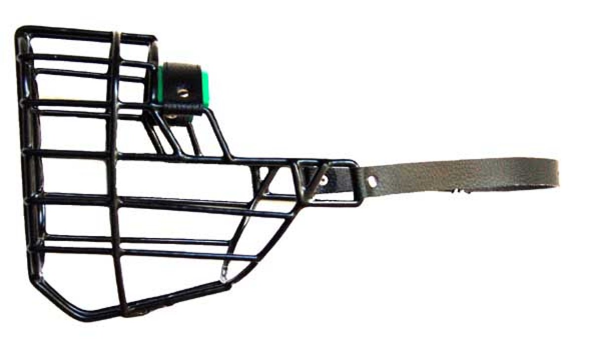 JUKO Náhubek LKPET černý/kůže rotwailer, brazilská fila-F-0565