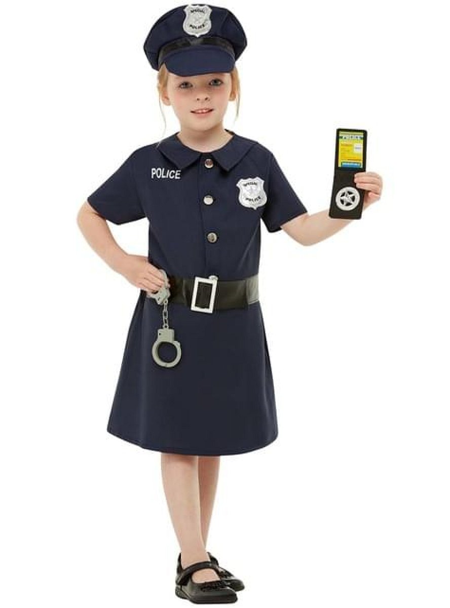 Dětský kostým pro dívky - Policajtka Velikost - děti: M: 105 - 116 cm