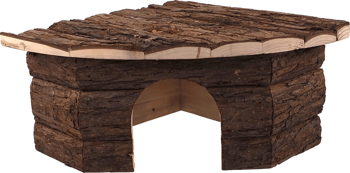 Domek Small Animals dřevěný rohový M