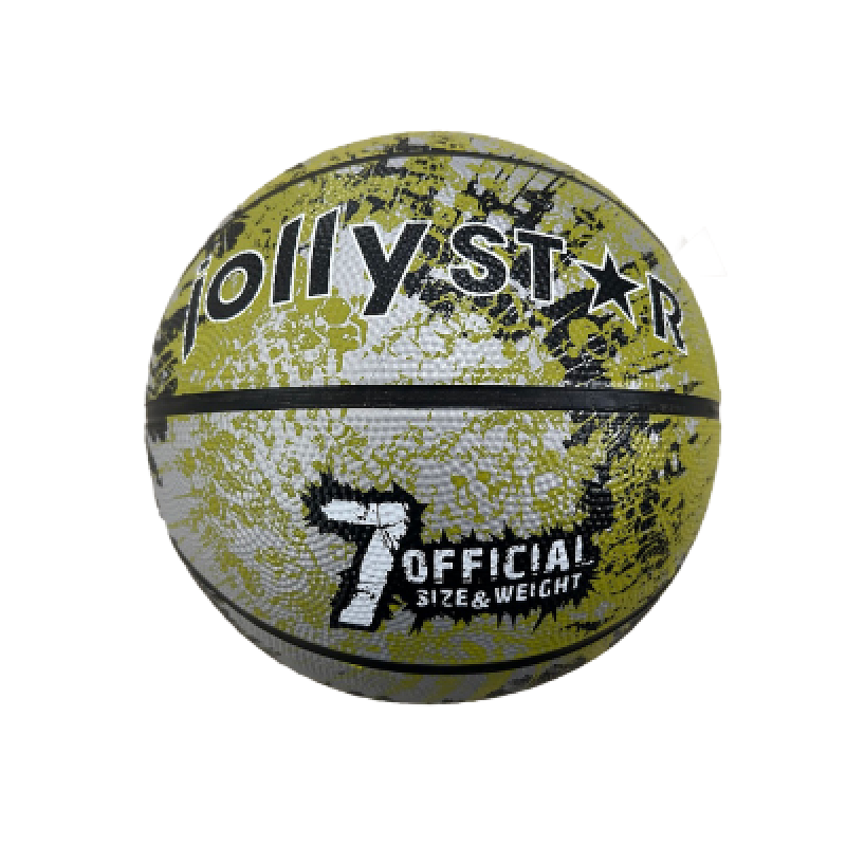 Míč basketbalový JollyStar zelený