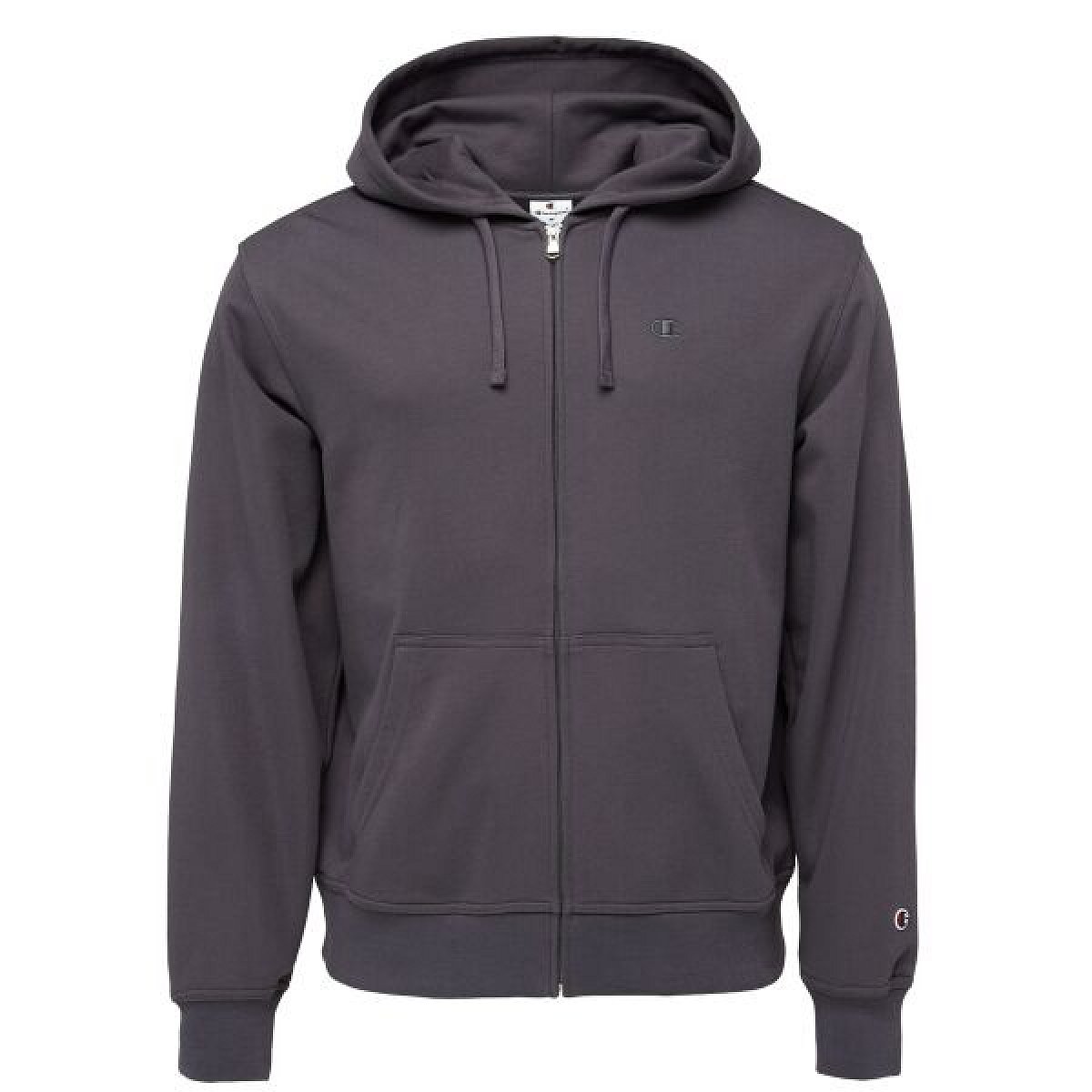 Champion FULL ZIP Pánská mikina, tmavě šedá, velikost