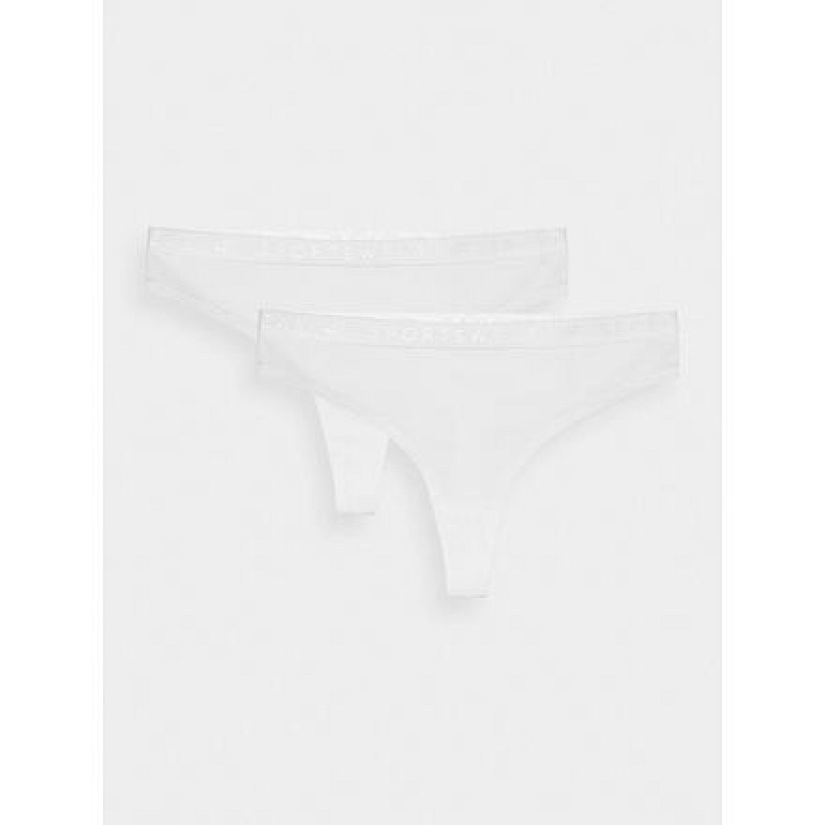 Dámské spodní prádlo kalhotky 4F (2 Pack) - bílé velikost L