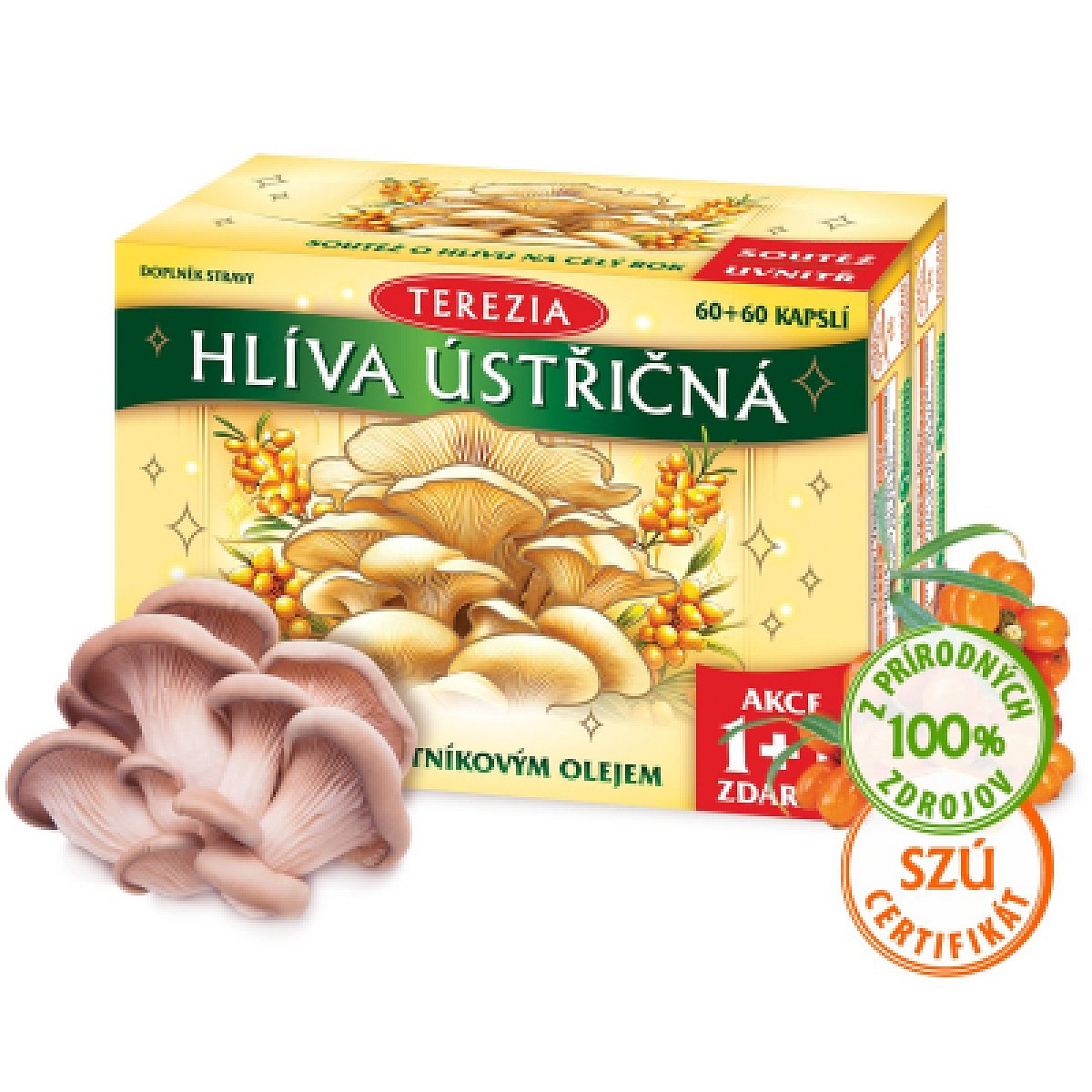 Hliva ustricovitá s rakytníkovým olejom – Limitovaná edícia