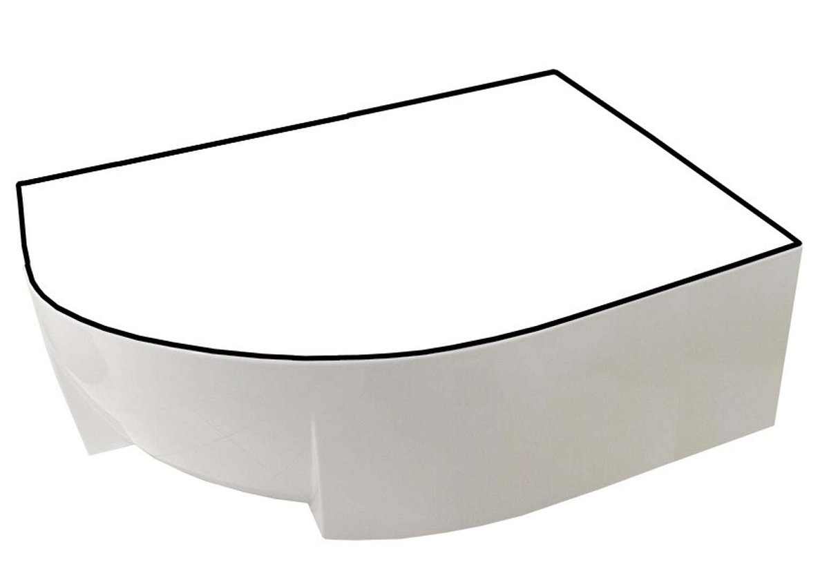 Ravak Vanové panely - Čelní panel k vaně Rosa 95, 1600 mm, pravý, bílá CZ58100A00