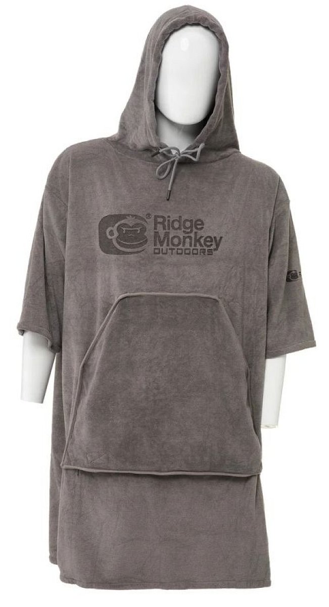 Ridgemonkey outdoors pončo towel jet - xl/xxl