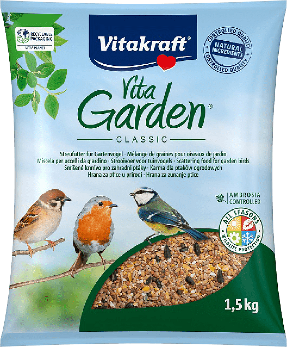 Směs pro venkovní ptactvo Vitakraft Vita Garden 1,5kg