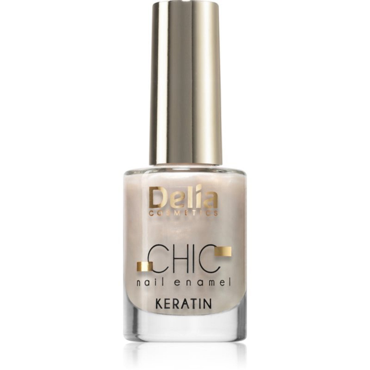 Delia Cosmetics Chic lak na nehty s keratinem odstín Opal 01 11 ml