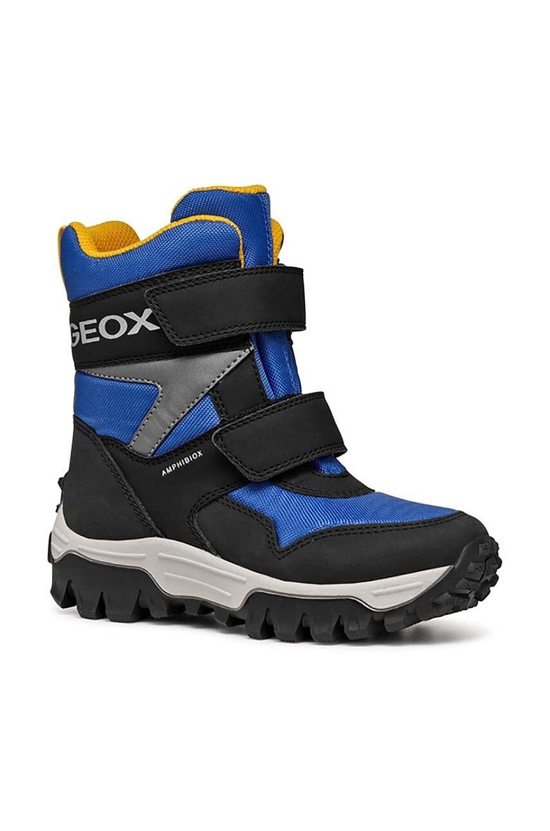 Dětské sněhule Geox HIMALAYA ABX modrá barva, J46FRE.0FU50