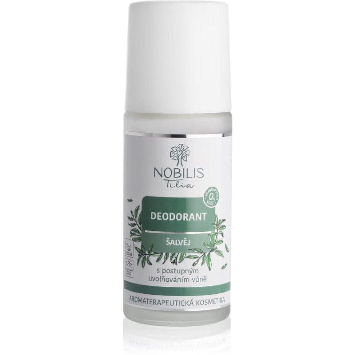 Nobilis Tilia Deodorant Šalvěj osvěžující deodorant roll-on 50 ml