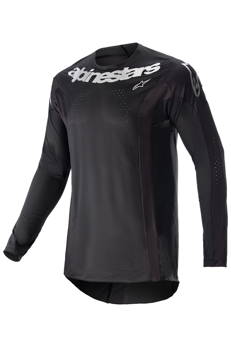 Motokrosový Dres Alpinestars Techstar Arch Černo-Stříbrná XL