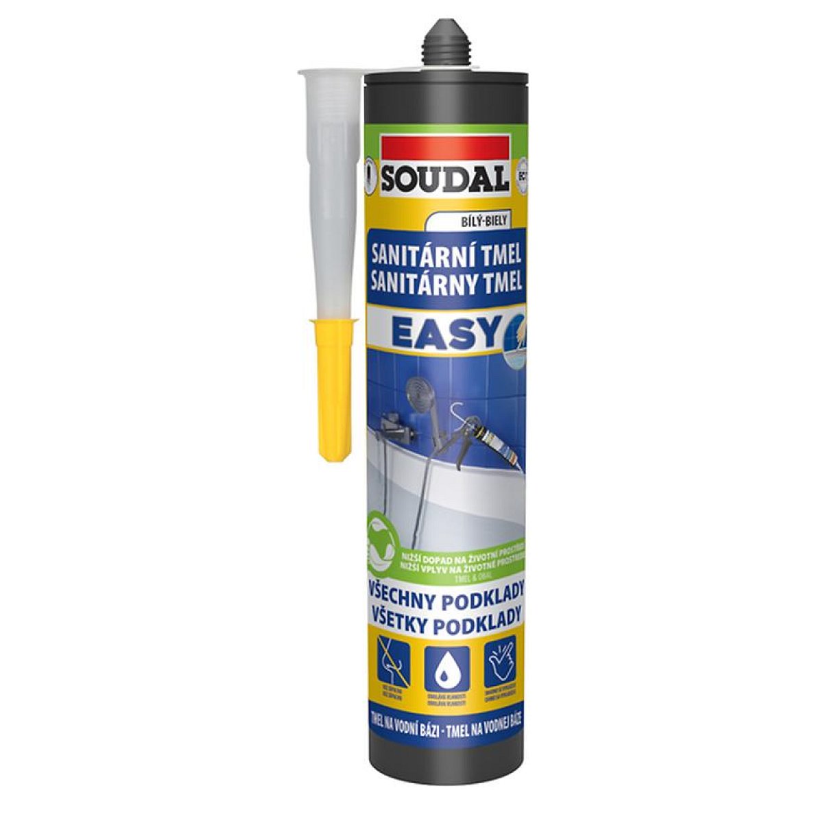 Soudal EASY Sanitární tmel bílý 280ml