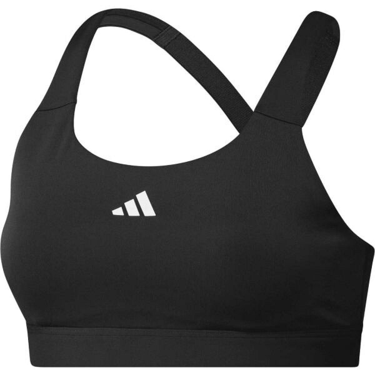 adidas TRAINING HIGH-SUPPORT BRA Dámská sportovní podprsenka, černá, velikost