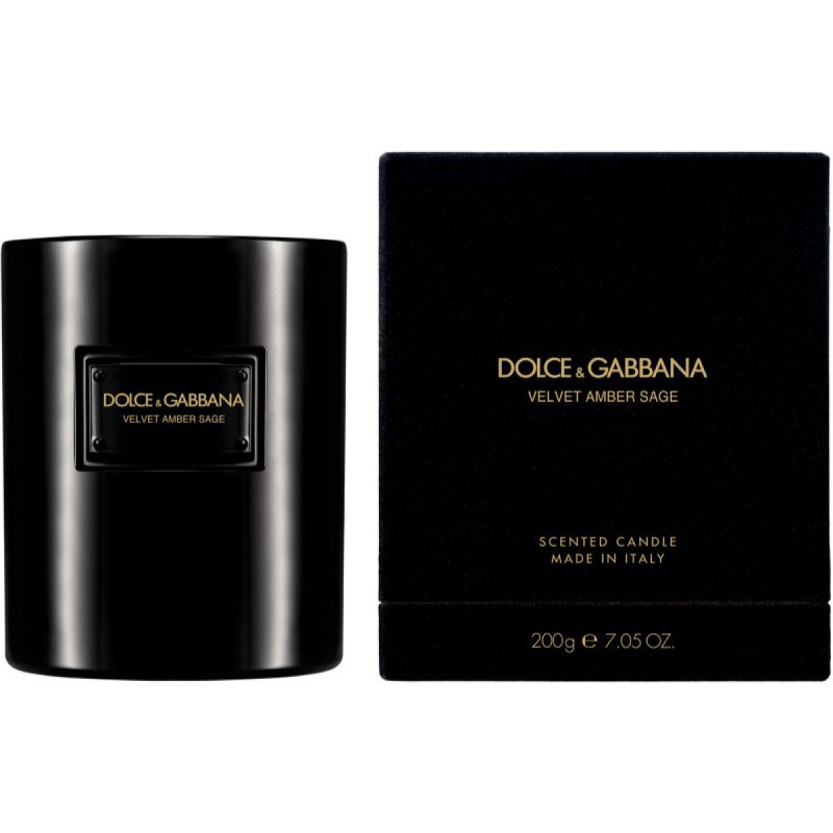 Dolce&Gabbana Velvet Amber Sage Scented Candle vonná svíčka 200 g