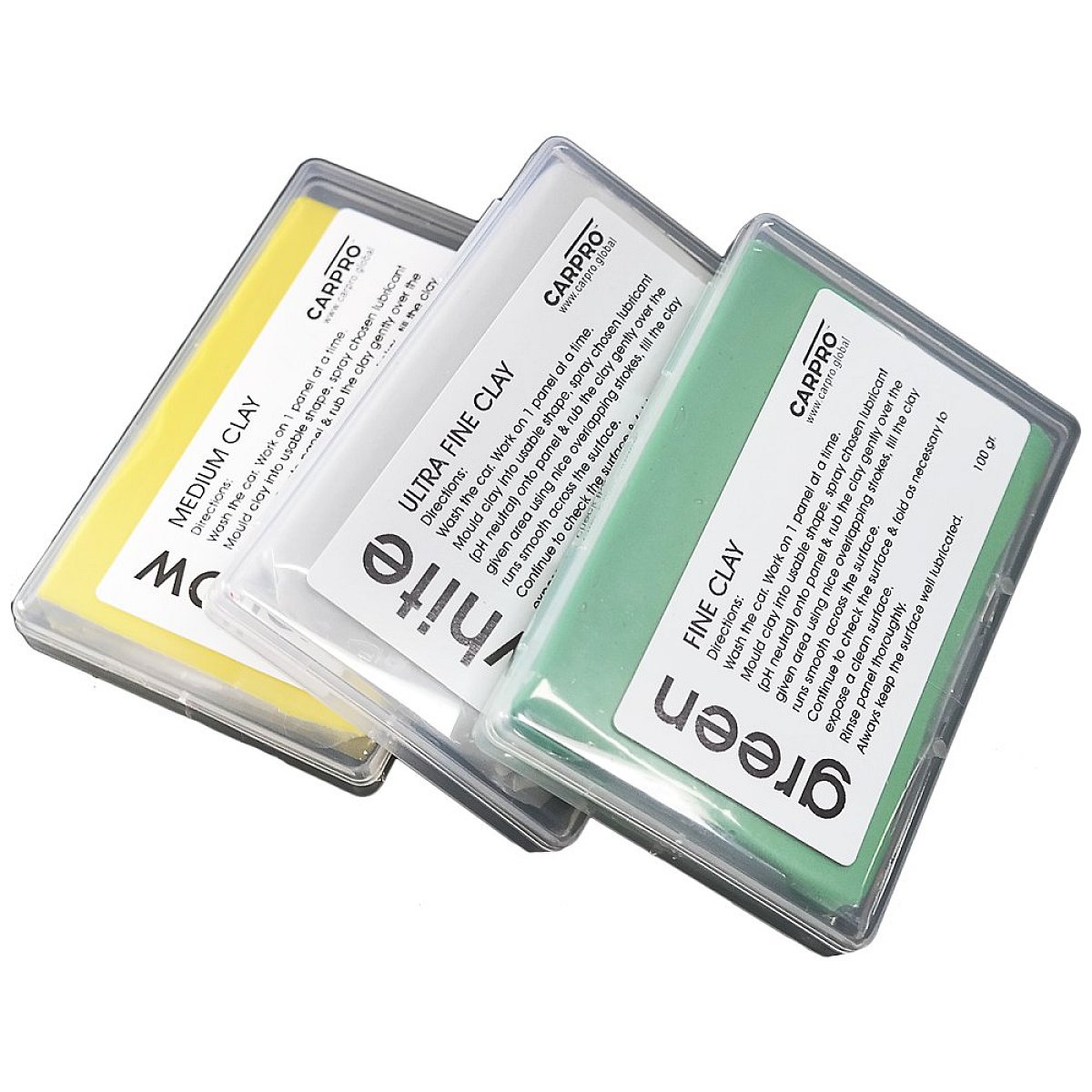 CarPro Clay Bar Kit (3 x 100 g)