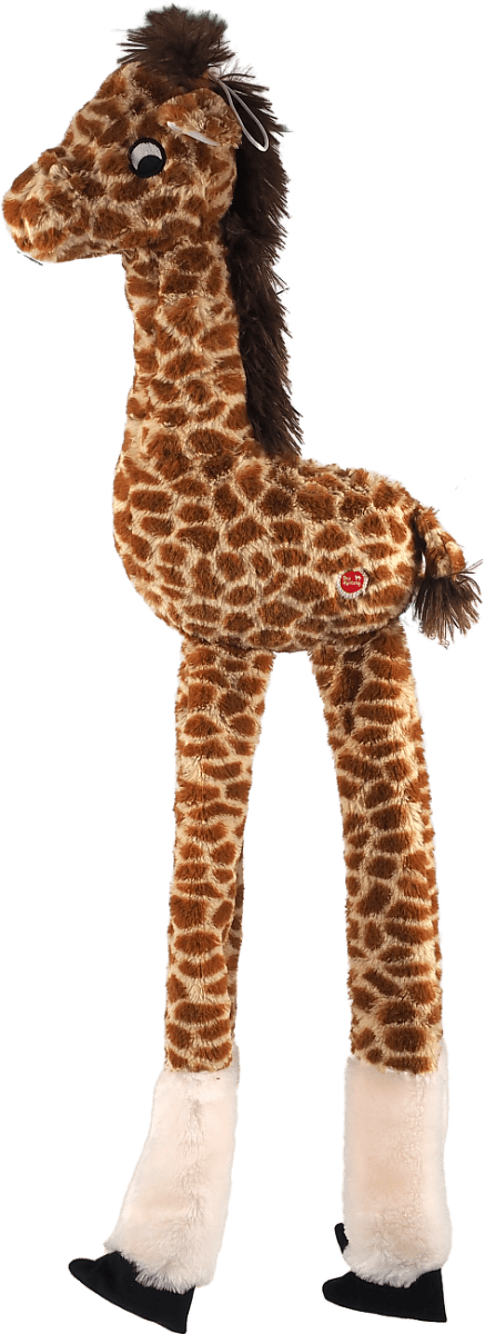 Hračka Dog Fantasy Rustling Jumbo žirafa s pískátkem 87cm​