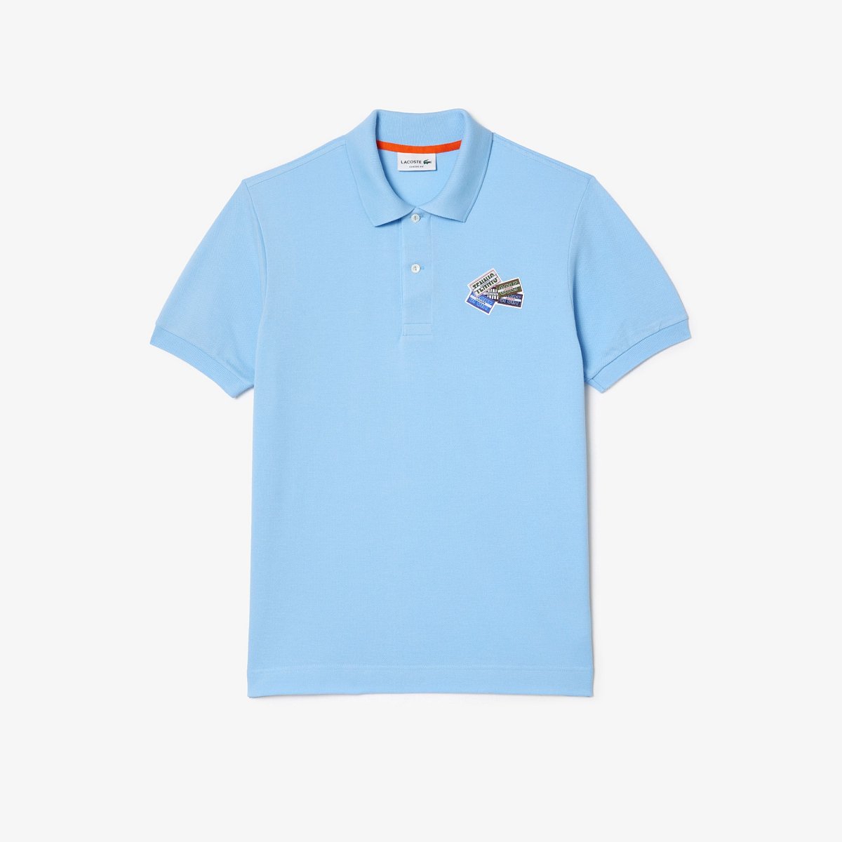 Lacoste Polo de piqué de algodón L.12.12 con insignia