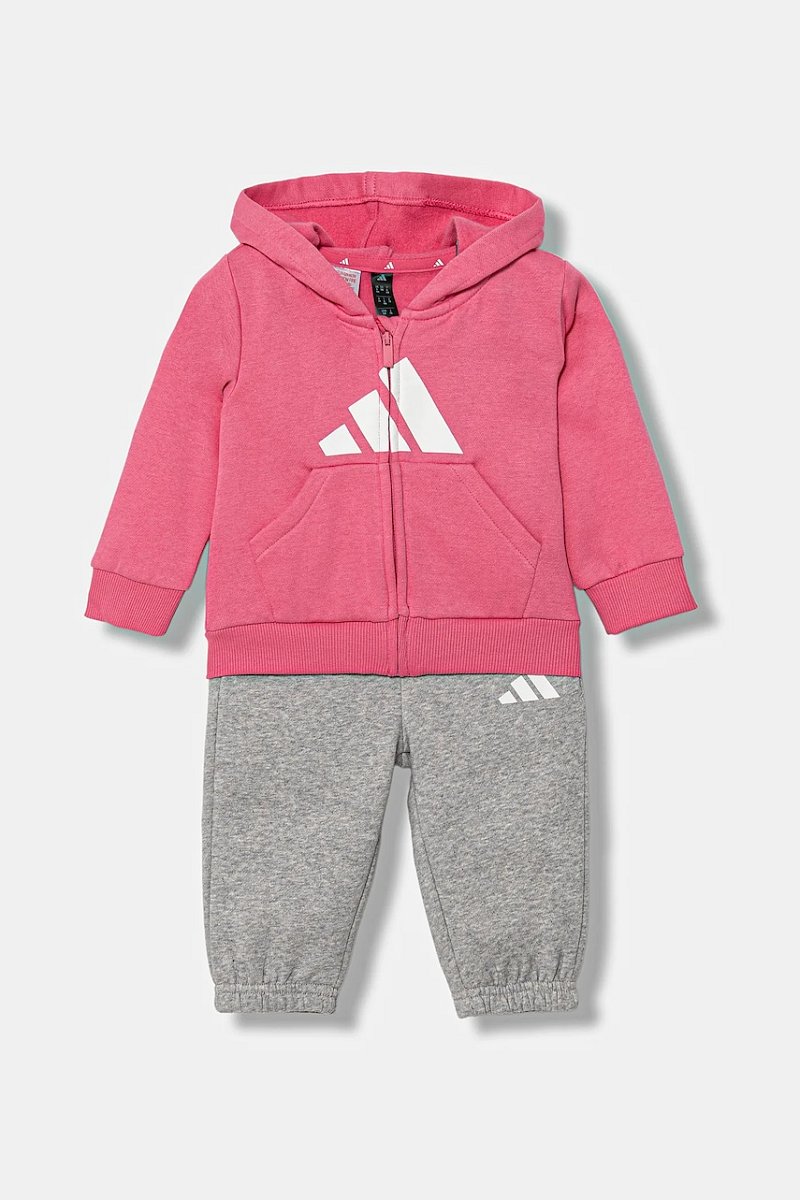 Dětská tepláková souprava adidas růžová barva, JM0879