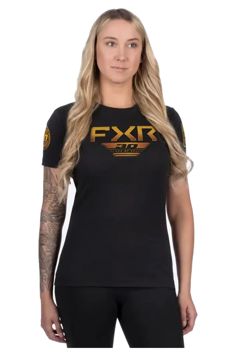 Tričko FXR 30 Years Of Speed Premium 26 Dámský Černá KashL