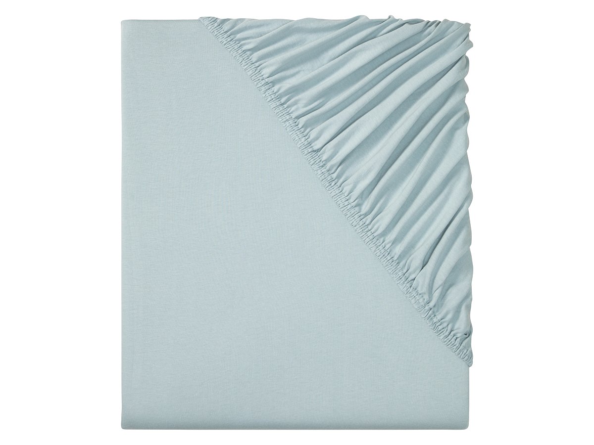 Livarno home Žerzejové napínací prostěradlo, 140-160 x 200 cm (mintová)