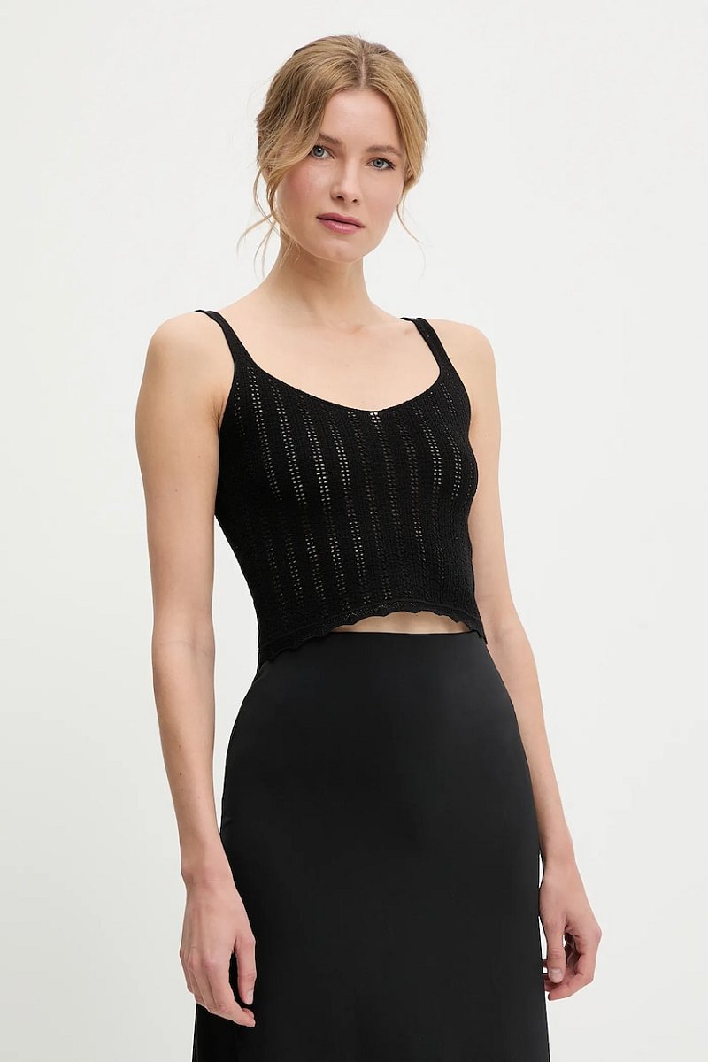 Halenka Answear Lab dámská, černá barva, hladká