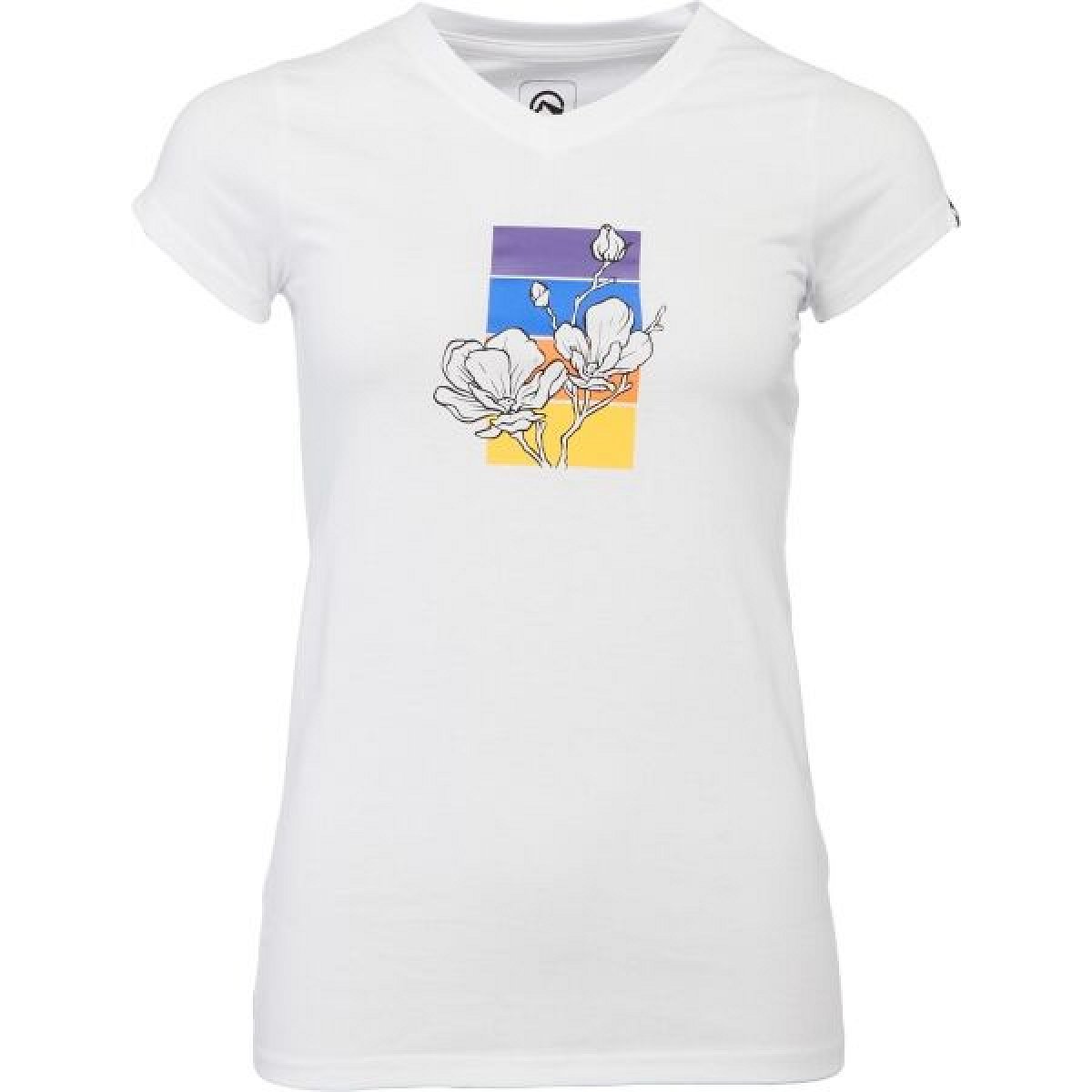 Northfinder MEAGAN Dámské tričko, bílá, velikost