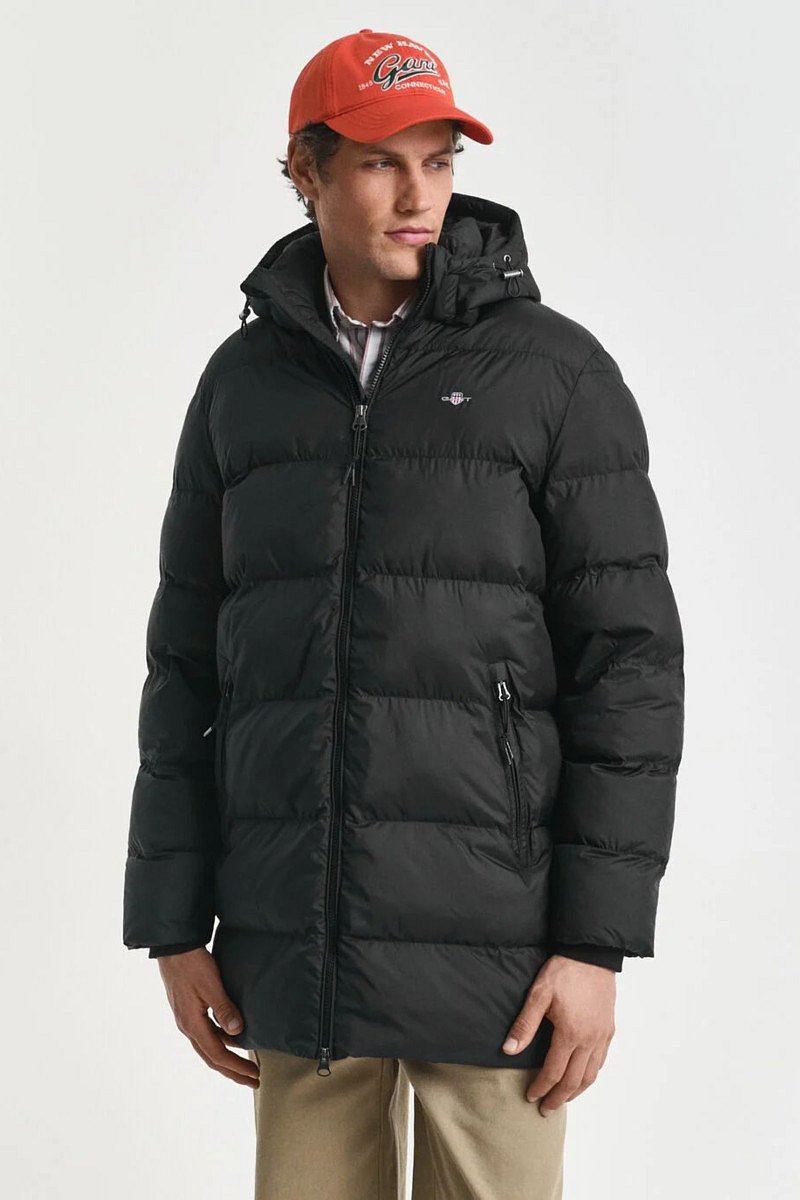 BUNDA GANT ACTIVE CLOUD MID LENGTH JKT BLACK