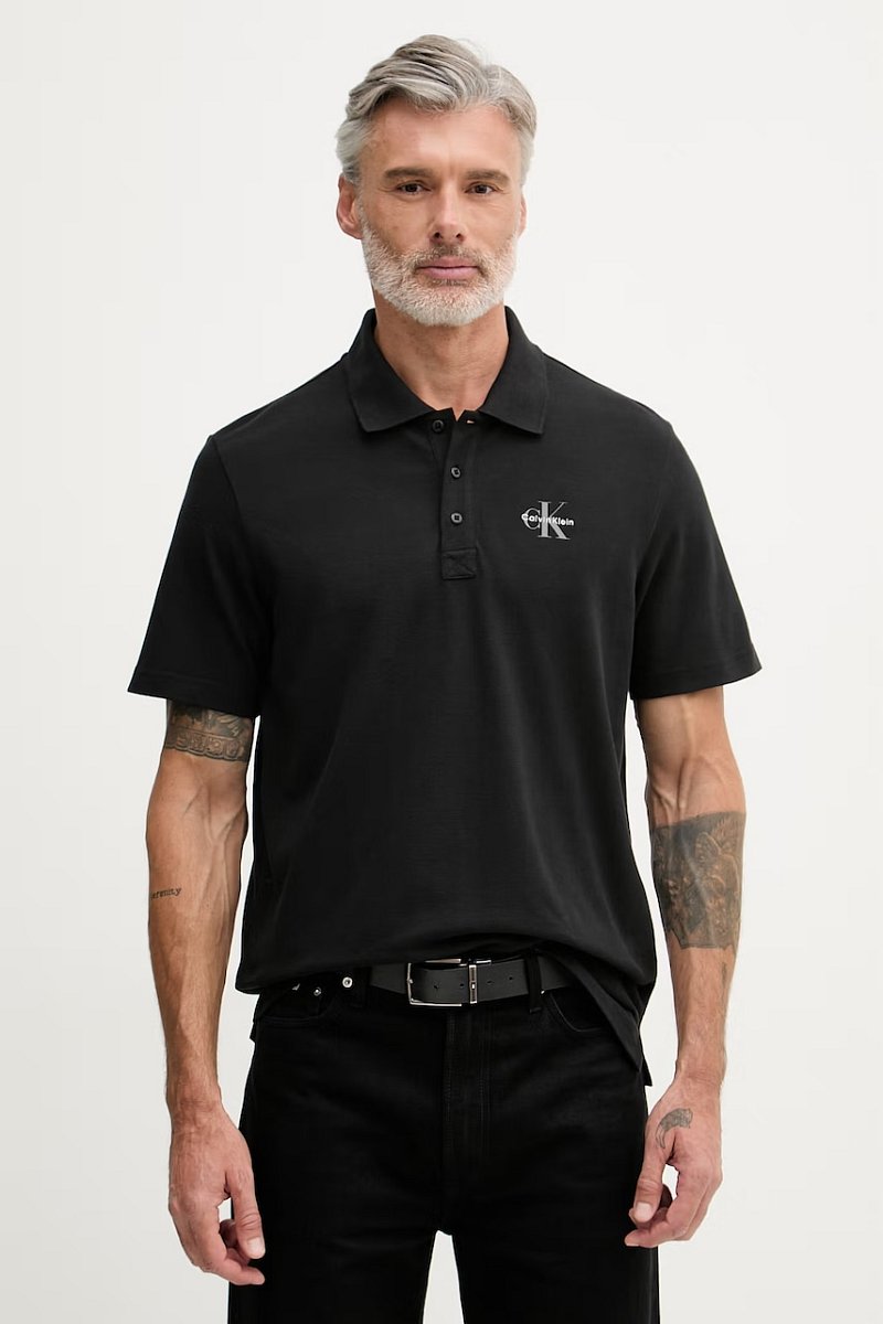 Calvin Klein Jeans polo pánské bavlněné