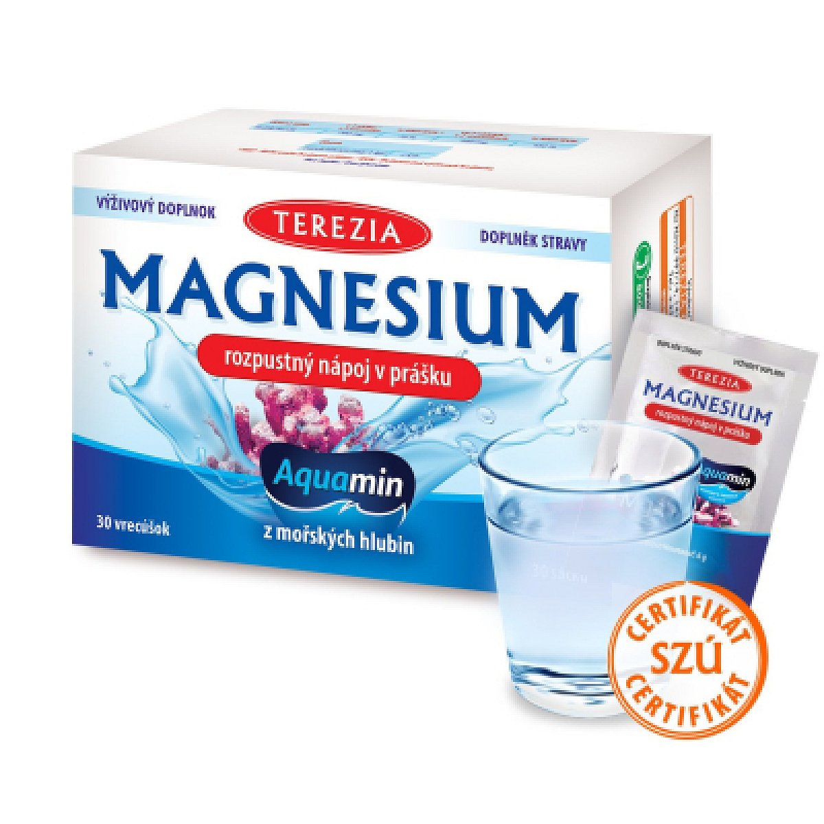 MAGNÉZIUM rozpustný nápoj v prášku